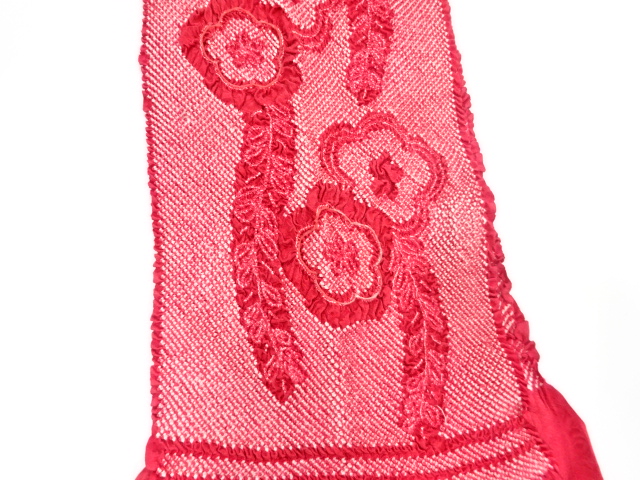  正絹　振袖用　絞り　帯揚げ